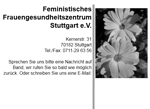 femnistisches Gesundheitszentrum Stuttgart